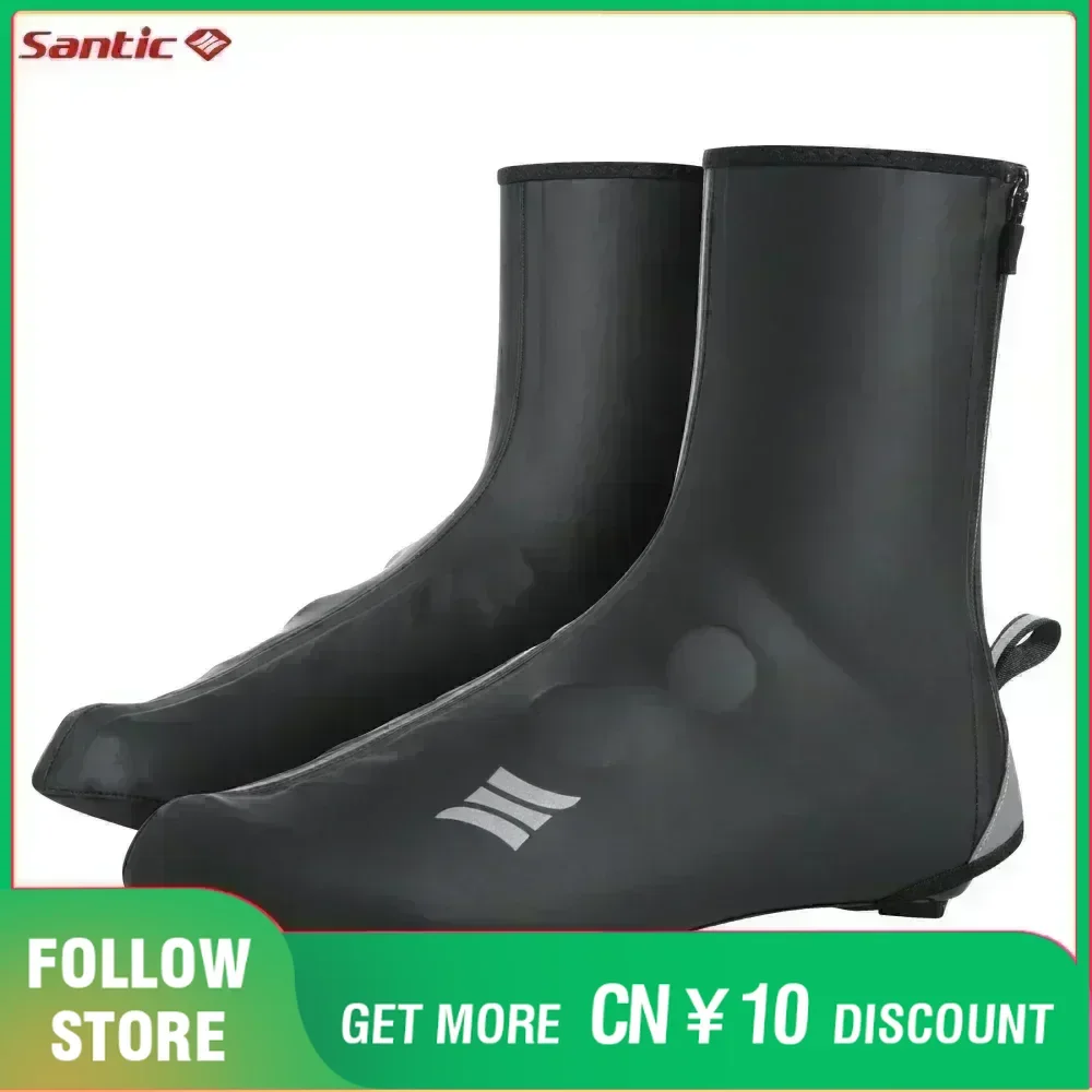 Santic Winter Cycling Shoes Covers Winter Outdoor Cycling MTB Bike Windproof Keep Warm Road MTB Overshoes Men Women