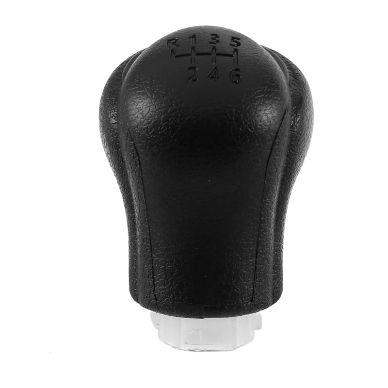 5X Car Manual Leather Gear Shift Knob Gear Handball Lever For Toyota Hilux Revo 6 Speed