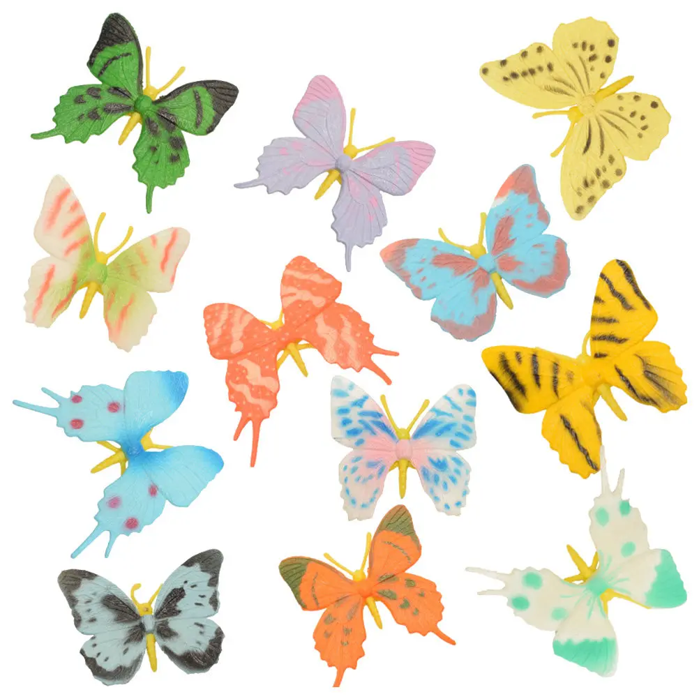 

Набор из 12 ярких имитаций бабочек: пособие для изучения естествознания и обучения детей