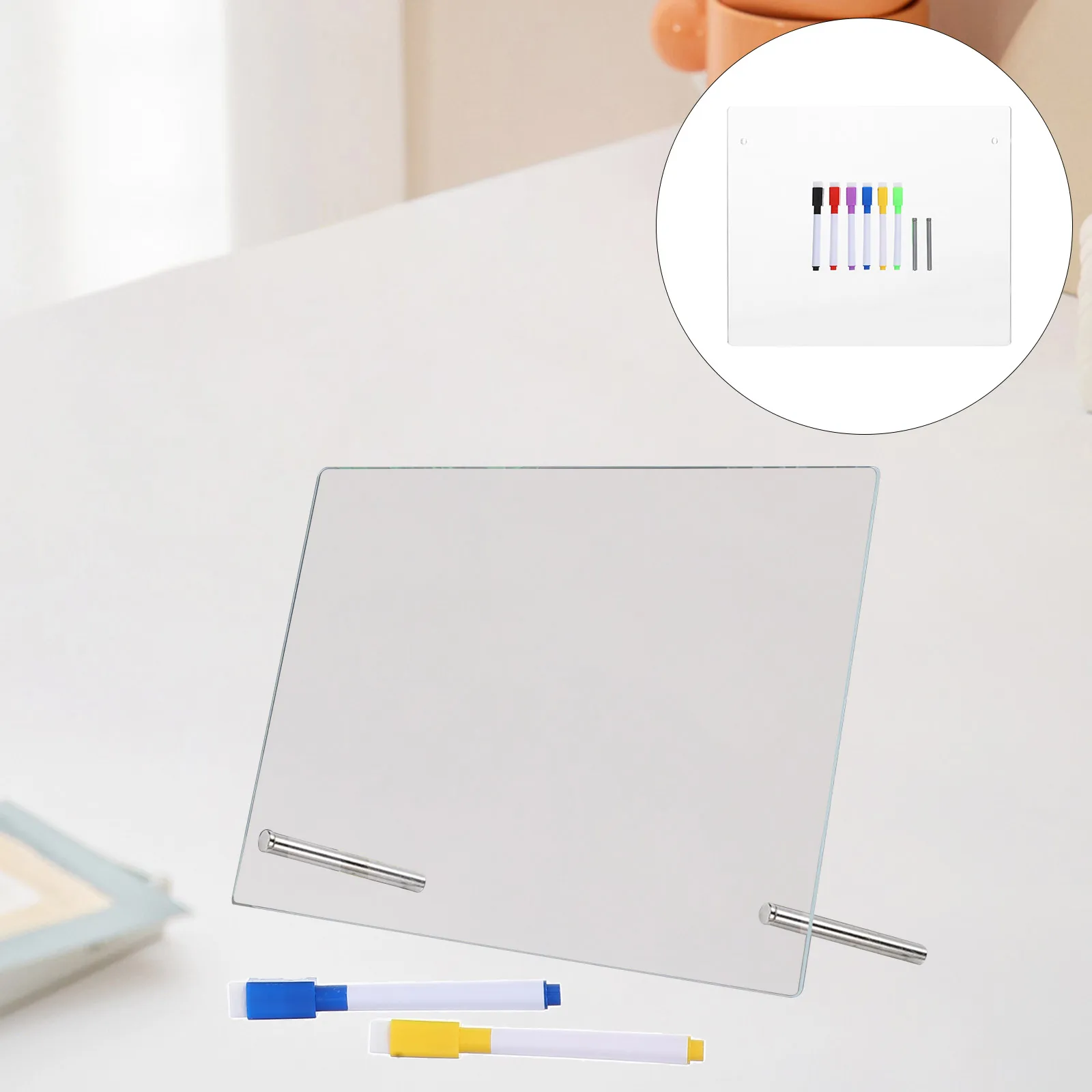 Transparent Acrylic Dry Erase Board Portable Desk Writing Planner Memo Note Calendar Table Practical Home Office Gift