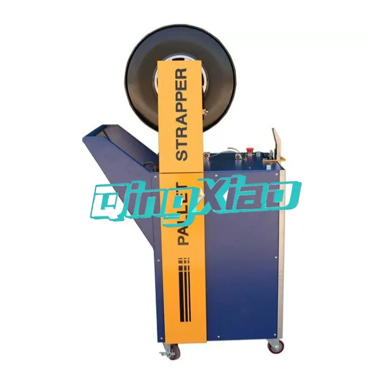 Semi-automatic Strapping Machine Pallet Strapping and Packing Integrated Machine Packaging Printing Supporting Equipment view 3