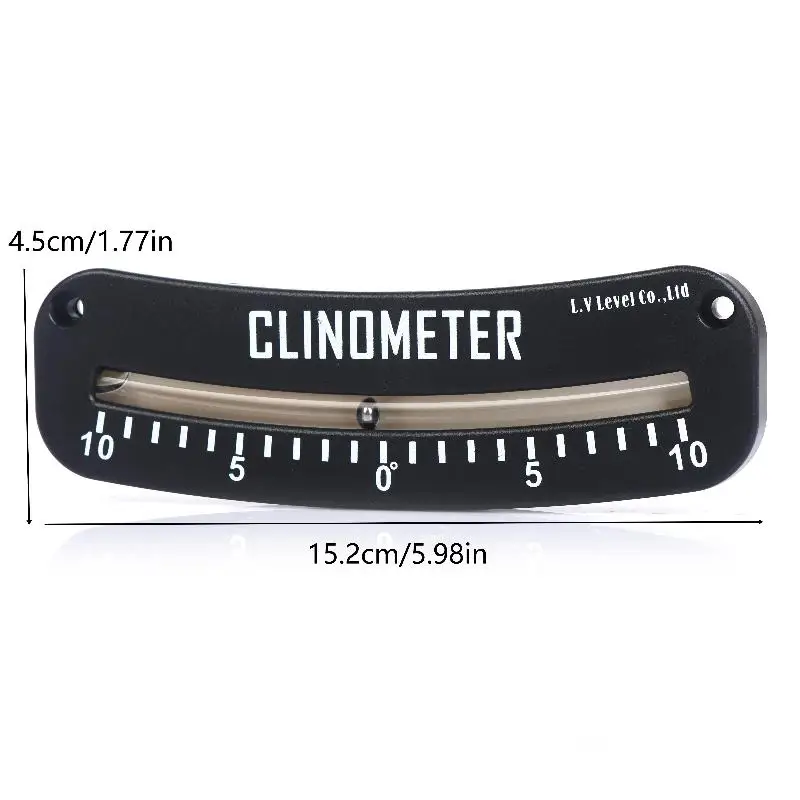 

1pc Slope Locator Heel Clinometer Modern Boats Mount Drop Ship and Danger Slope Meter &Trail Inclinometer