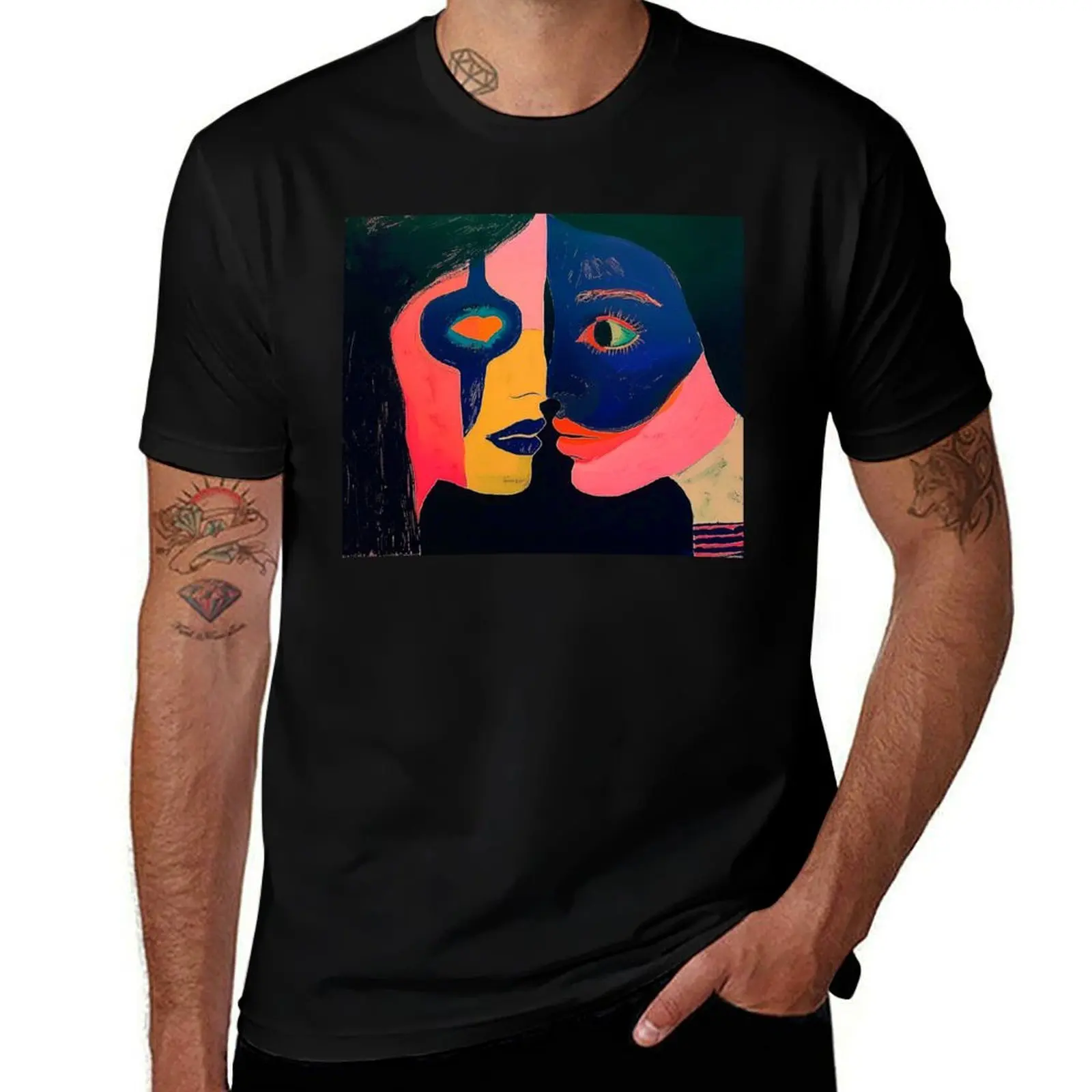 

What the eye feels – Emotional surreal collage T-Shirt graphic t shirts anime figures black t shirts for men