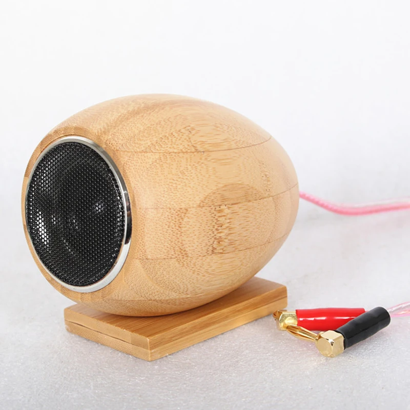 

HIFI speaker external top tweeter bamboo wood box independent unit speaker 25 core silk membrane tweeter