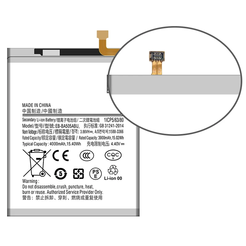 Batería nueva EB-BA505ABN EB-BA505ABU de 4000mAh para Samsung Galaxy A50 A505F SM-A505F A505FN/DS/GN A505W A30s A30 + herramientas 4