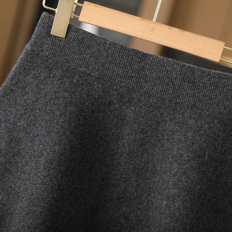 

New 100% Merino Wool Half Skirt Vibrant and Cute Spring and Autumn Women's A-Line Mini Skirt Stylish and Versatile Bottoms