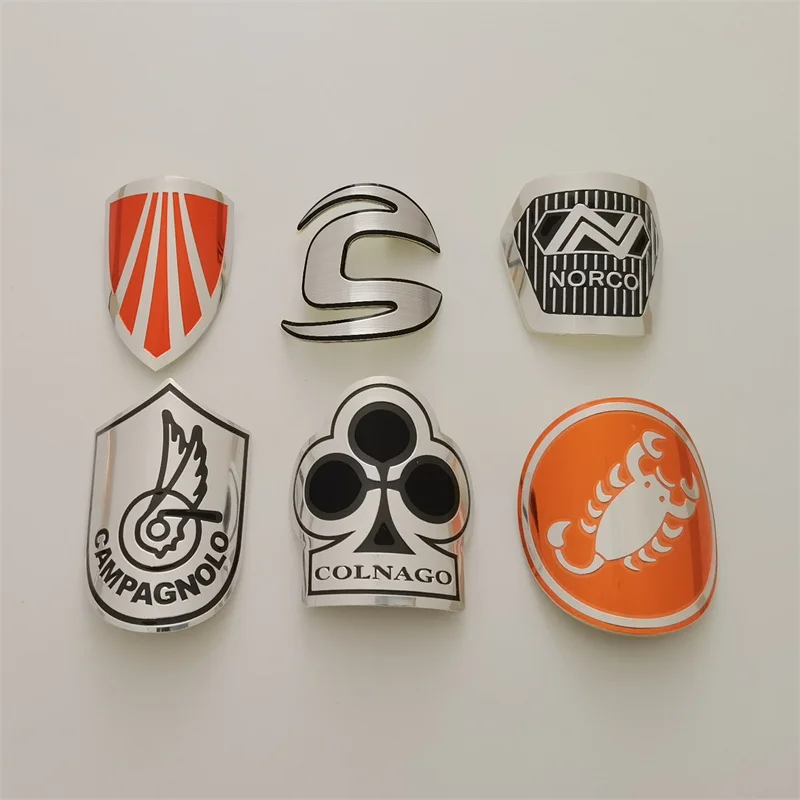 

Bicycle Badges Soft Aluminum BMX Labels Cycling Accessories DIY Retrofit Decorative Signs