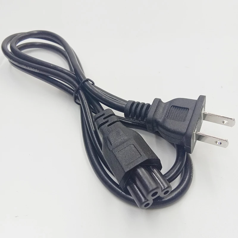 US Plug to IEC C5 AC Power Cord Line Univesal Extension Cable Lead 3-Prong USA Canada Japan Brazil Philippines 1M