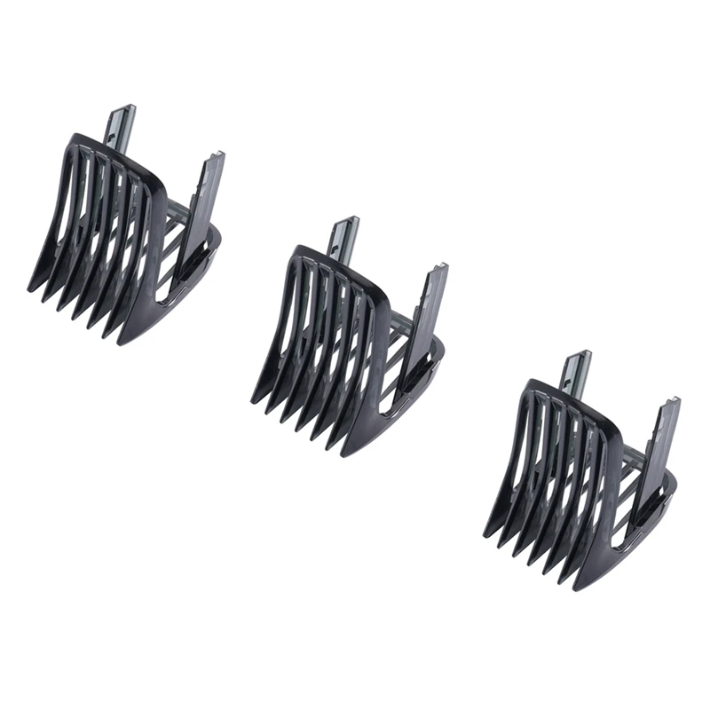 

3X for Philips Hair Clipper HC3400 HC3410 HC3420 HC3422 HC3426 HC5410 HC5440 HC5447 HC5450/7452 Attachment Comb Black