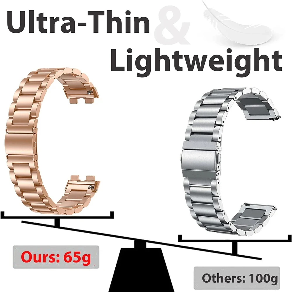 Stainless Steel Strap For Huawei 9 Watchband Metal Bracelet For Huawei 8 Wristband Replaceable Accessories Business Band Correa