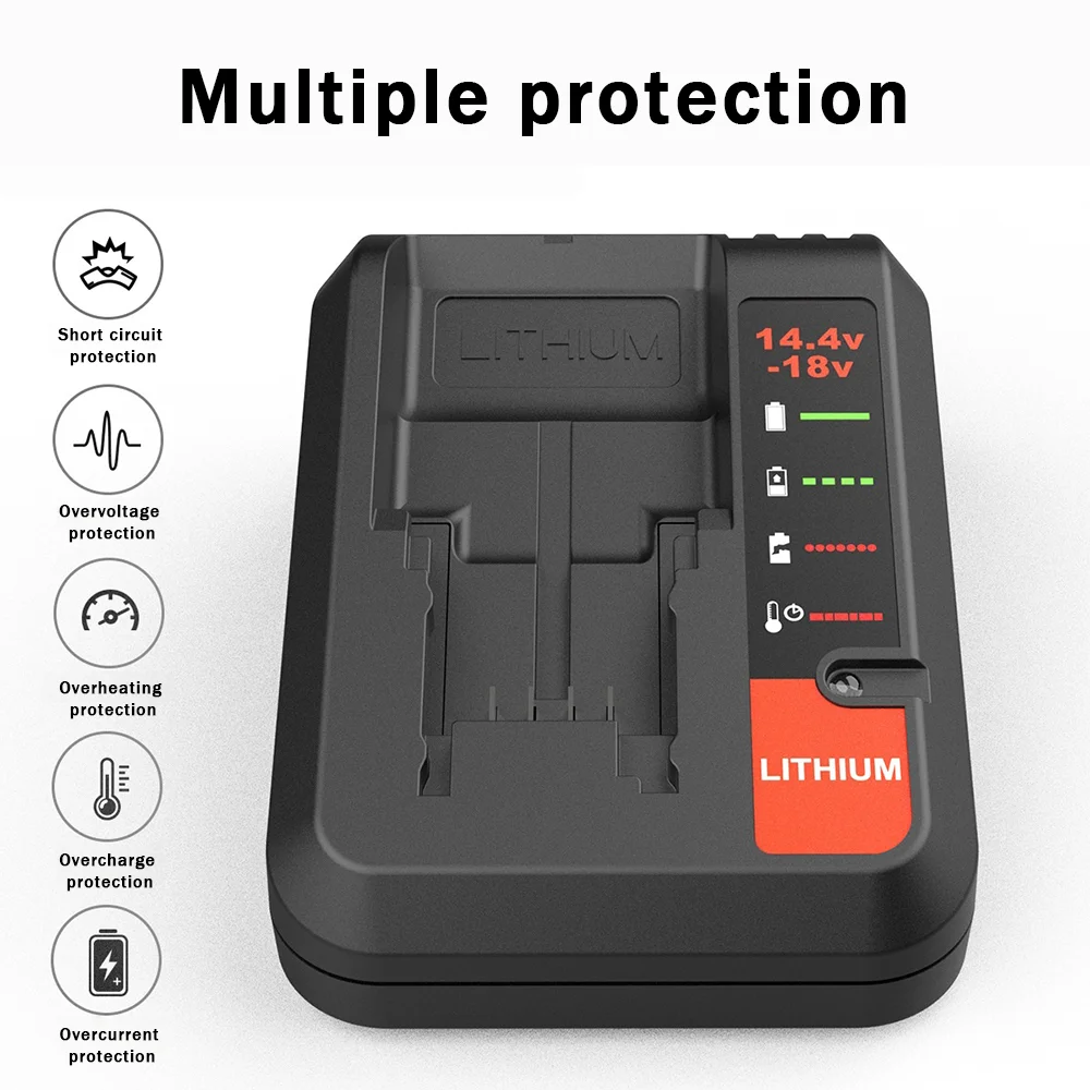 PCC692L 10.8V-20V Li-ion Battery Charger for Black Deckers/Porter Cable/Stanley Battery Charger for Power Tools Battery LB2X4020