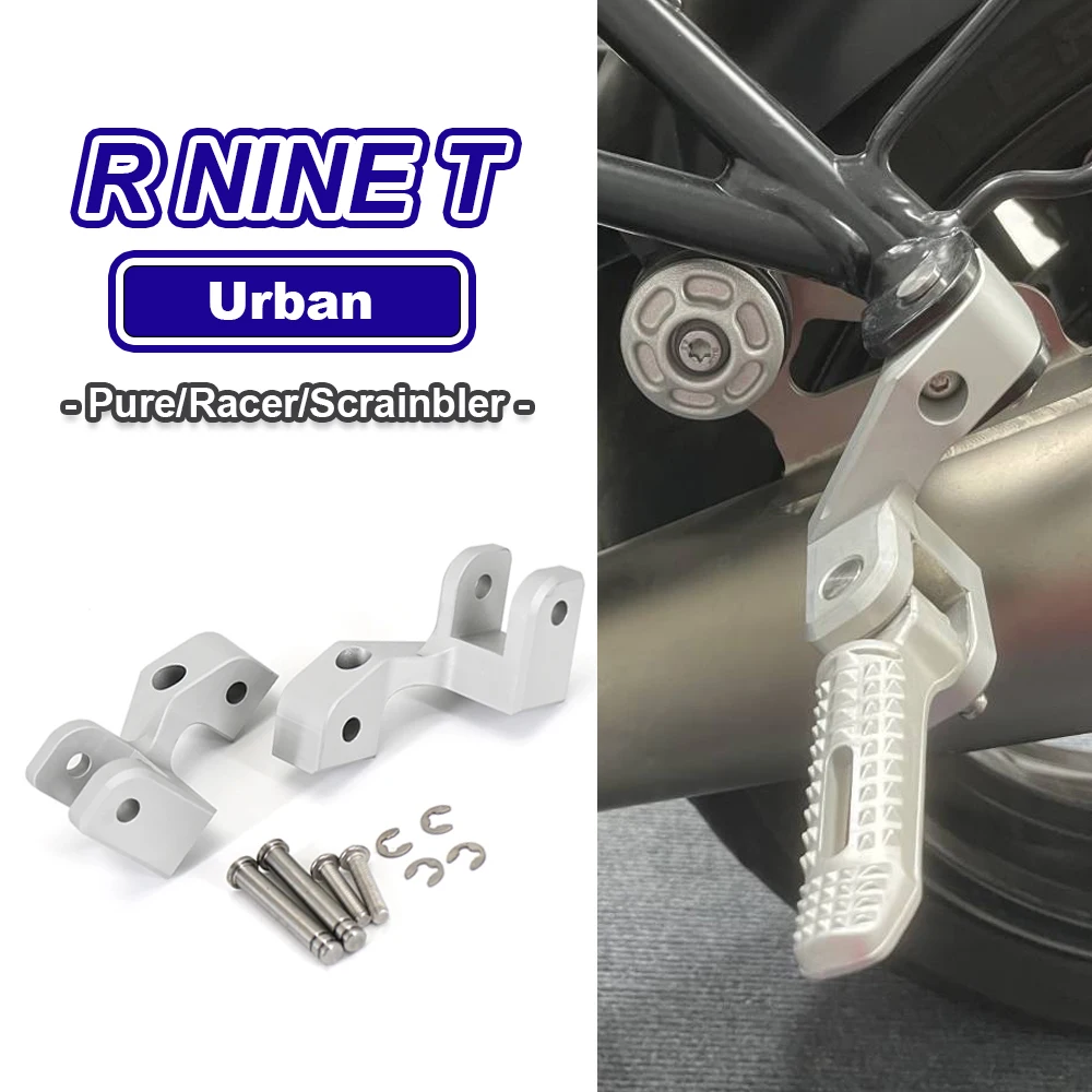 

R nineT Accessories Footrest Relocation for BMW R9T Scrambler Racer Urban G/S Passenger Footpeg Lowering Kit Pure RNINET NINE T