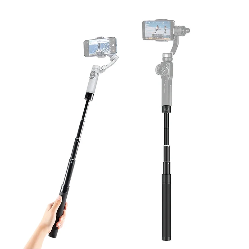73CM Selfie Stick Portable Adjustable Extension Rod Pole For Action Camera Microphone Stand Camera Stick Monopod