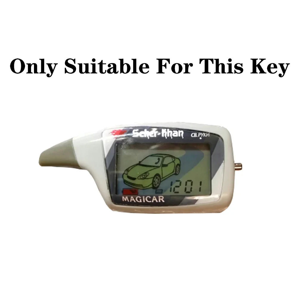 Latest Styles Silicone Rubber Alarm Remote Keychain Case for Scher Khan For Scher-khan Magicar 5 6 M5 M6 Cover Holder
