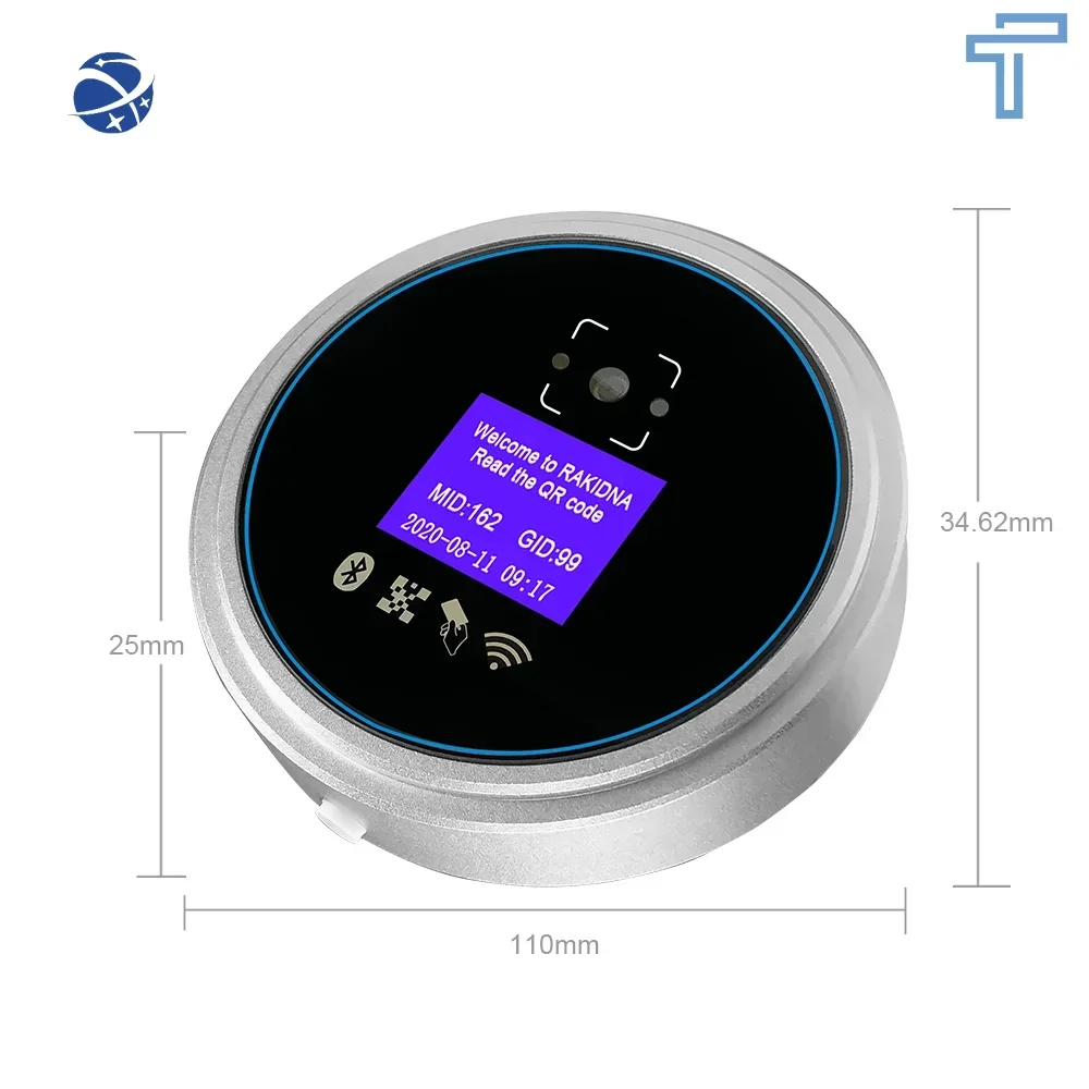 RAKINDA RD008 QR Code Wiegand 26/34 Embedded Mounted ID IC Card Reader Door QR Code Access Control Reader