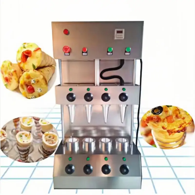 피자 콘 회전 홀더 핸드 홀딩 콘 피자 기계 기존 피자 콘 홀더