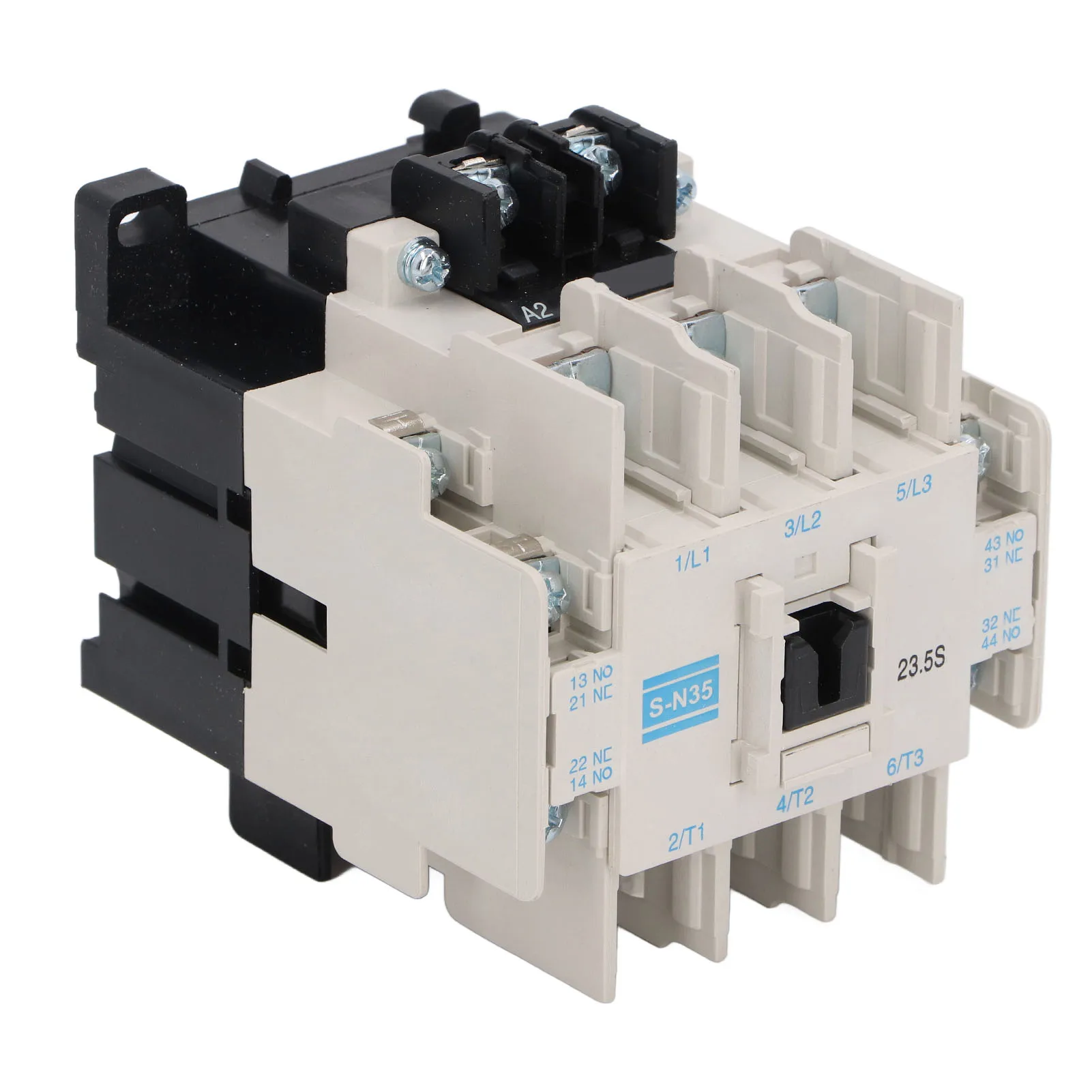 

50/60HZ 60A AC Contactor PC Shell Copper Silver Contact 4NO 4NC 3 Pole Electromagnetic Contactor