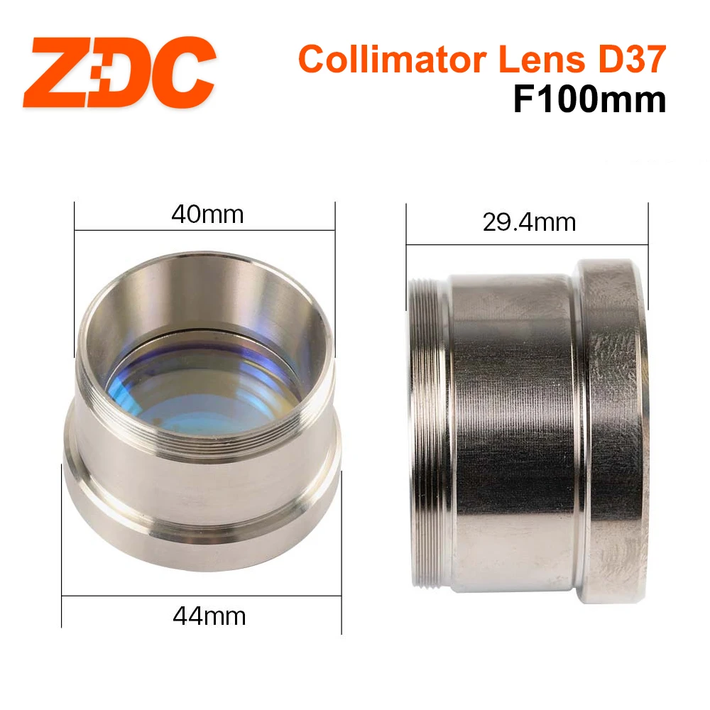 Imagem -05 - Lente de Focalização de Colimação do Laser da Fibra de Zdc D37 com Suporte da Lente do Foco para a Cabeça 06kw do Corte do Laser da Fibra de Precitec