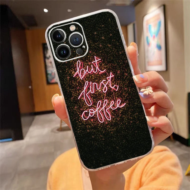 حافظة هاتف لهاتف آيفون 17ProMax Air 16 15 14 13 Pro Max 15 16 Pro 15Plus SE ok ولكن أول حافظة قهوة Funda #6