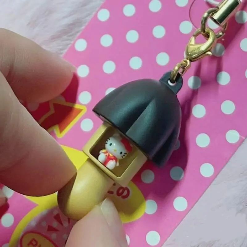 

Очаровательный брелок Hello Kitty в виде гриба, мультяшный кулон для сумки, милый брелок для автомобильных ключей, модный и красивый подарок для подруг
