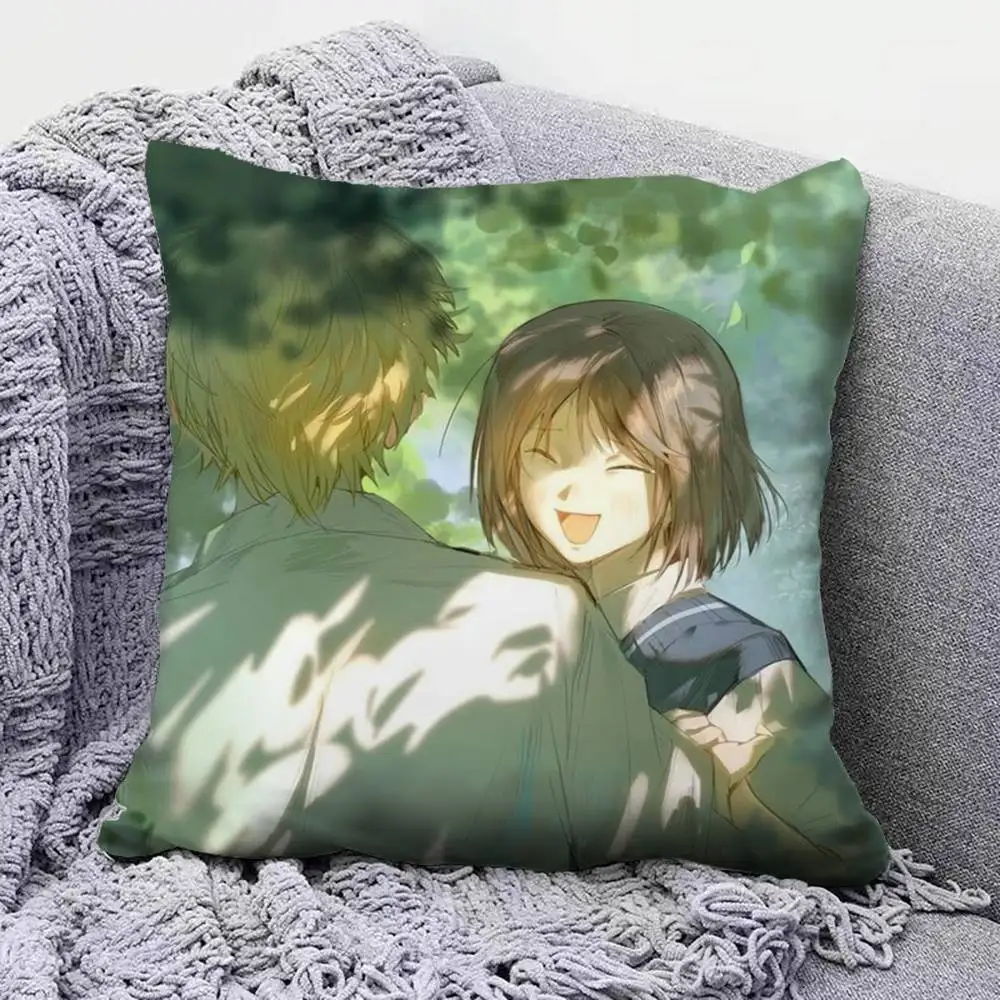 Skip and Loafer mitsumi and shima Anime Pillow Covers, Home Sofa Cushion Covers and Aecorative Custom