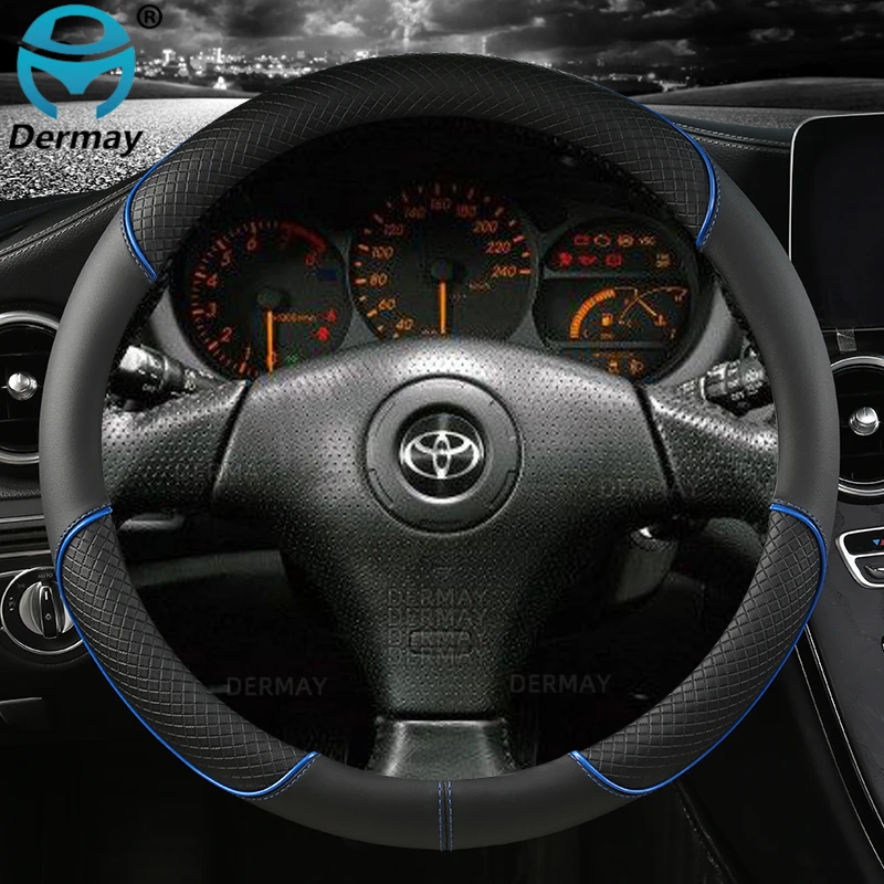 for Toyota Celica Car Steering Wheel Cover Non-slip PU Leather Auto Accessories Fast Shipping