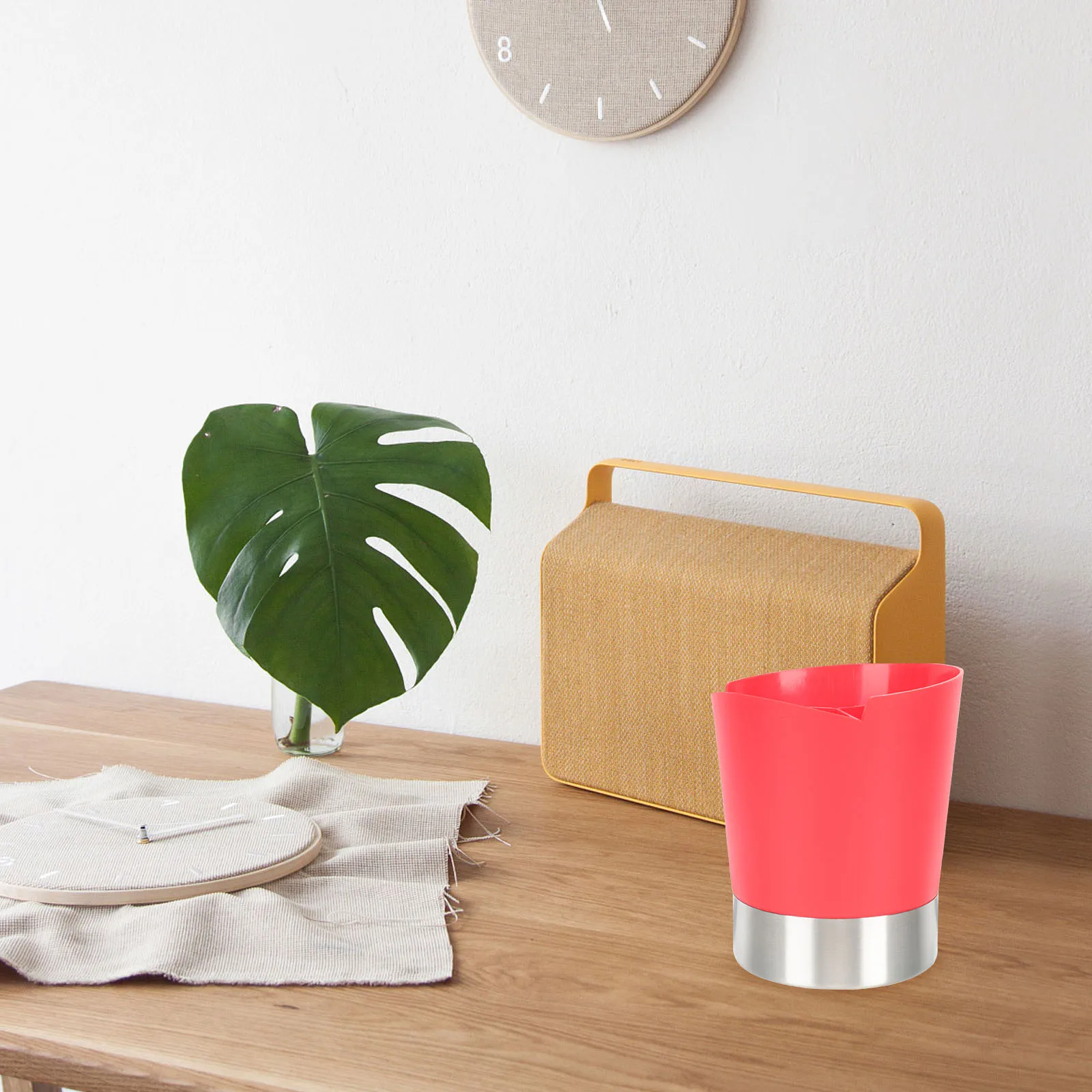 

Stainless Steel Abs Multi-Grid Kitchen Storage Bucket For Straw Holder Utensil Organizer Countertop Dispenser Home