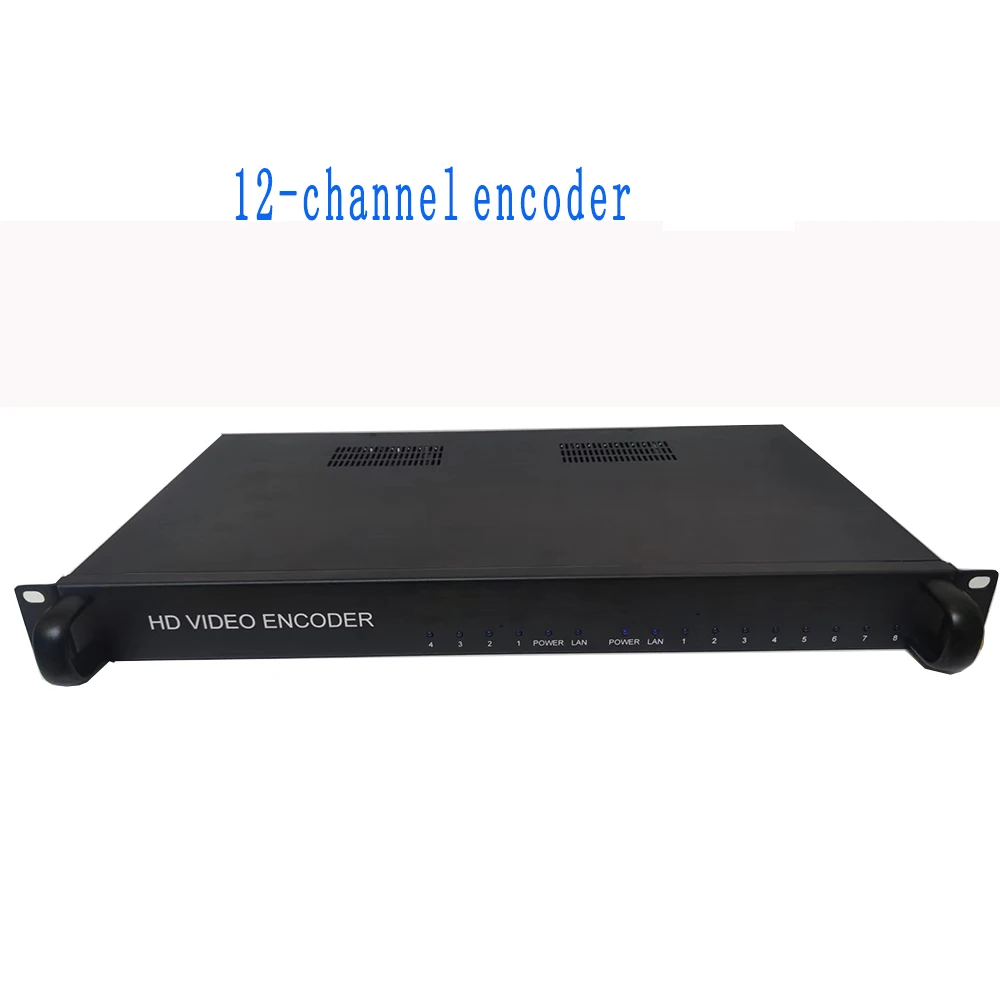 

4 12-channel H265/H264 HD TV encoder HDmi to IP (RTMP/ RTSP /HTTP TS/HTTP FLV/HLS/SRT/UDP multicast/SRT/RTP)