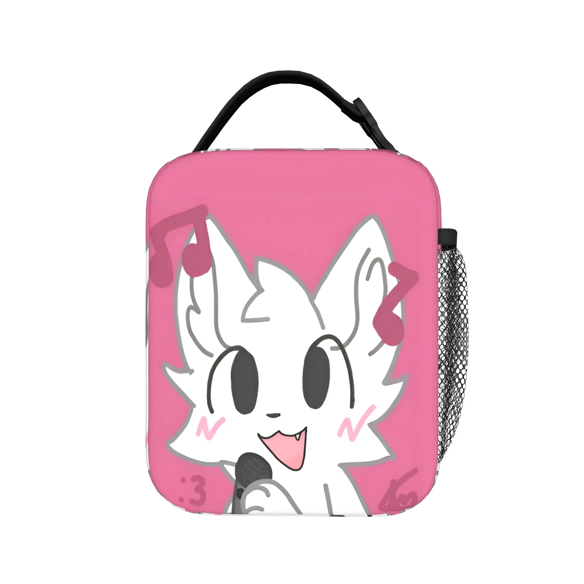 Boykisser Silly Cat Insulated Lunch Bag Leakproof Music Game Lunch Container Thermal Bag Tote Lunch Box Office  Travel Food Bag