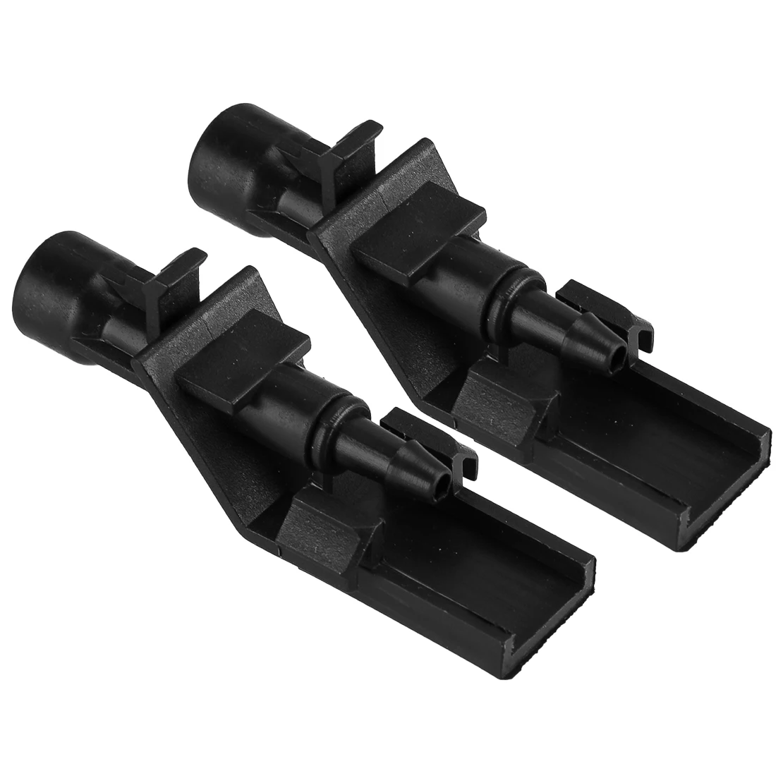 76810TA0A01 2pcs Car Front Windshield Wiper Washer Nozzle Water Spray Jet Black Fit for Honda CRV Accord