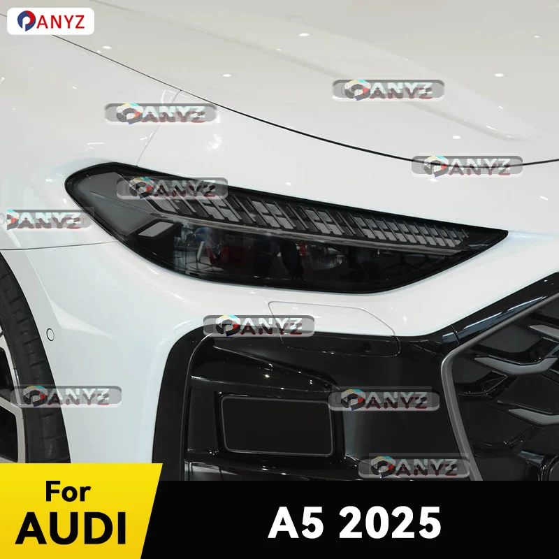 

For AUDI A5 2025 Car Headlight Protective Cover Film Front Light TPU Anti-scratch Headlamp Tint Sticker