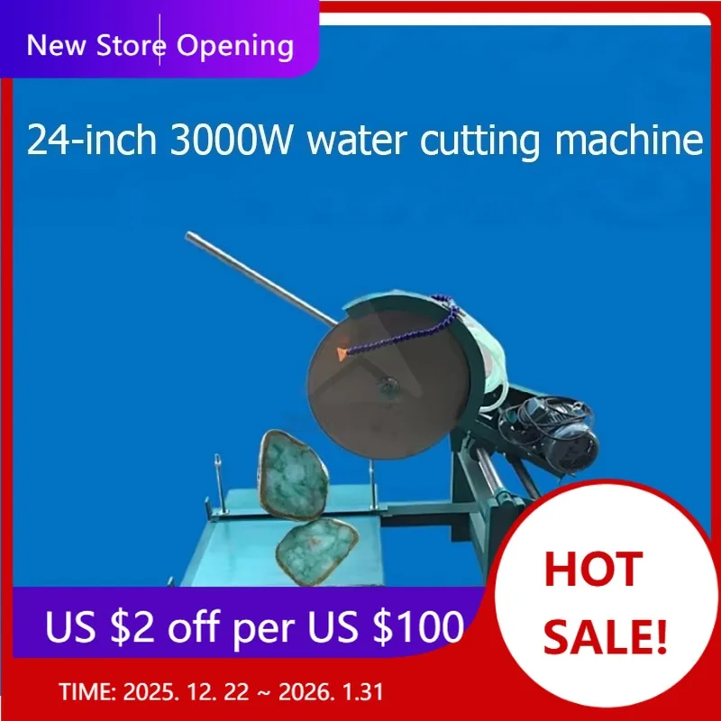 

Gem Saw Jade Drop Saw Automatic Cutting Machine Stone Marble Circular Cutting Equipment Wood Industry High-Power Water Cutting