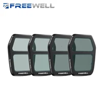 Freewell-Kit de filtros ND/PL para Drones, paquete de 4 ，ND/PL 8/4, ND/PL 16/8, ND/PL 32/16, ND/PL 64/32, accesorios para lentes de Dron DJI Air 3S