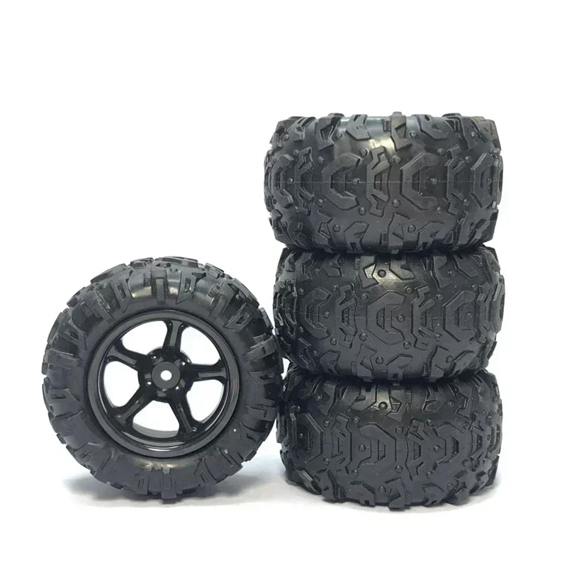 4Pcs Tire Tyre Wheel PX9300-21 For Pxtoys Enoze 9300 9302 9300E 9302E 9303E 9304E 1/18 RC Car Spare Parts Accessories view 2
