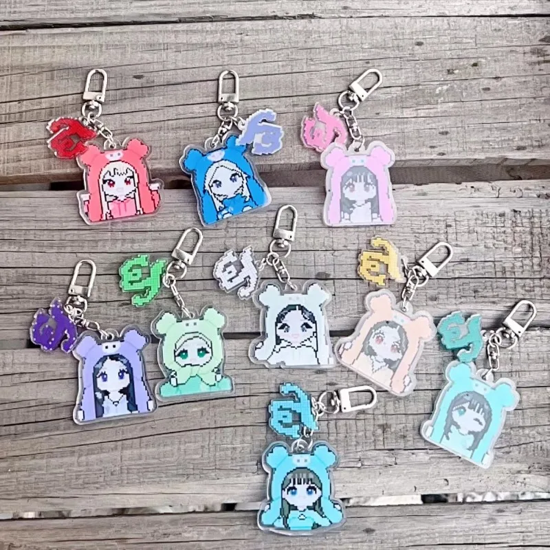 Korean Popular Women's Group Acrylic Keychain Japanese Fan Meeting Cartoon Image Surrounding IM NAYEON Momo Fans Gifts Pendant