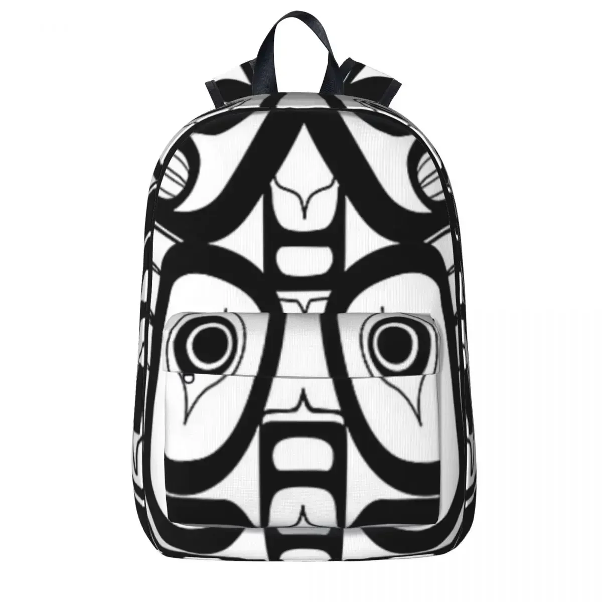 

Pacific Northwest Orca Raven Bear Totem Backpack Waterproof Children School Bag Laptop Rucksack Travel Large Capacity Bookbag