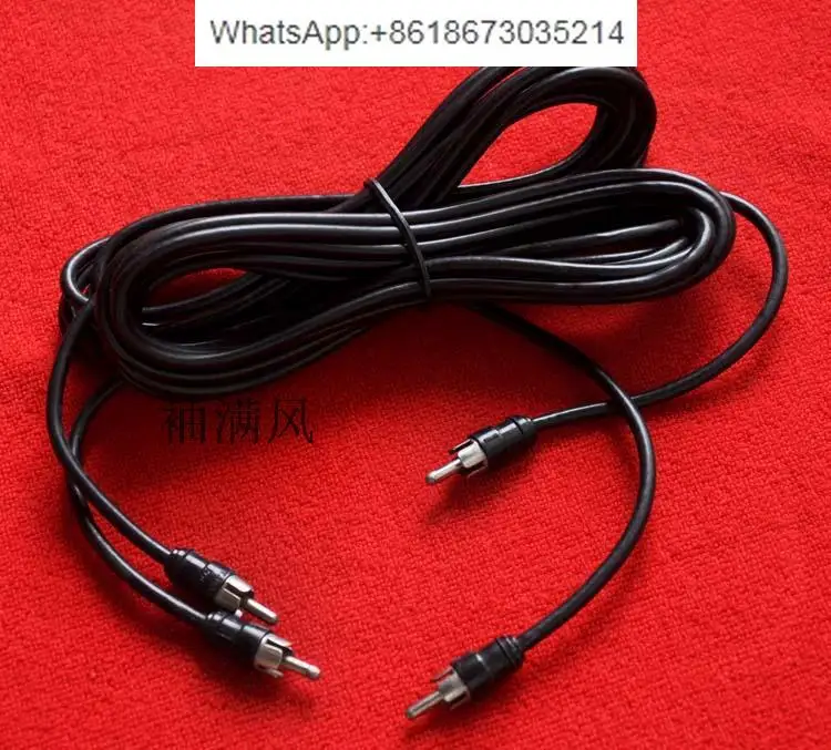 

Антикварный старый сигнальный кабель, виниловый аудиокабель проигрывателя, аудиокабель длиной 3,0 метра