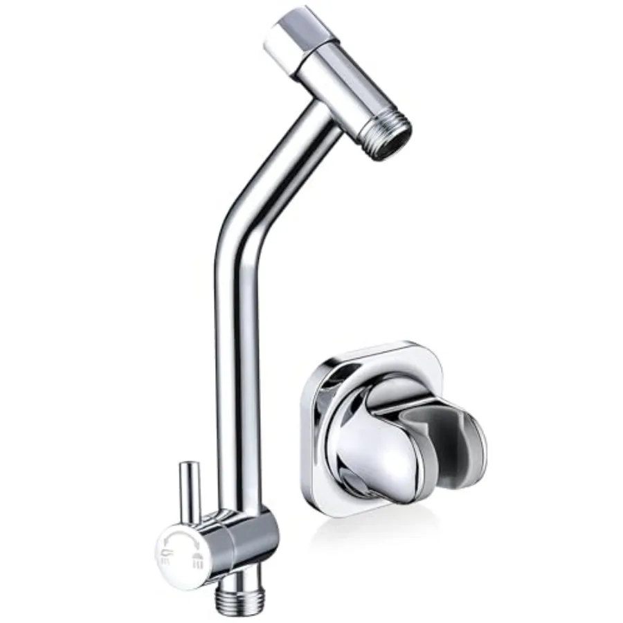 

All Metal Shower Diverter, Handheld Holder Included, 3-Way Diverter for Handheld and Fixed Shower Head ∣ Universal Bathing Syst