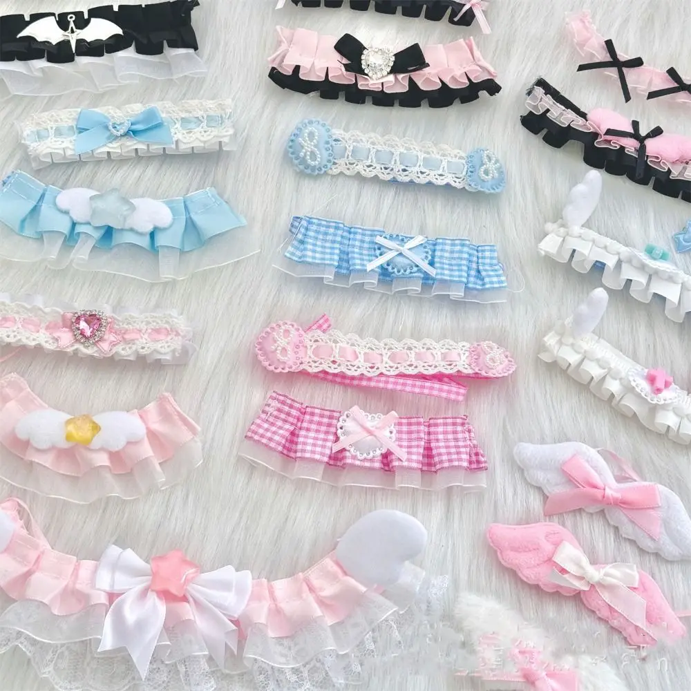 Doll Lovely Clothes Cute 10 Styles Plush Dolls Clothes with Headband Decoration Princess Dress For 10cm Cotton Doll Accessories