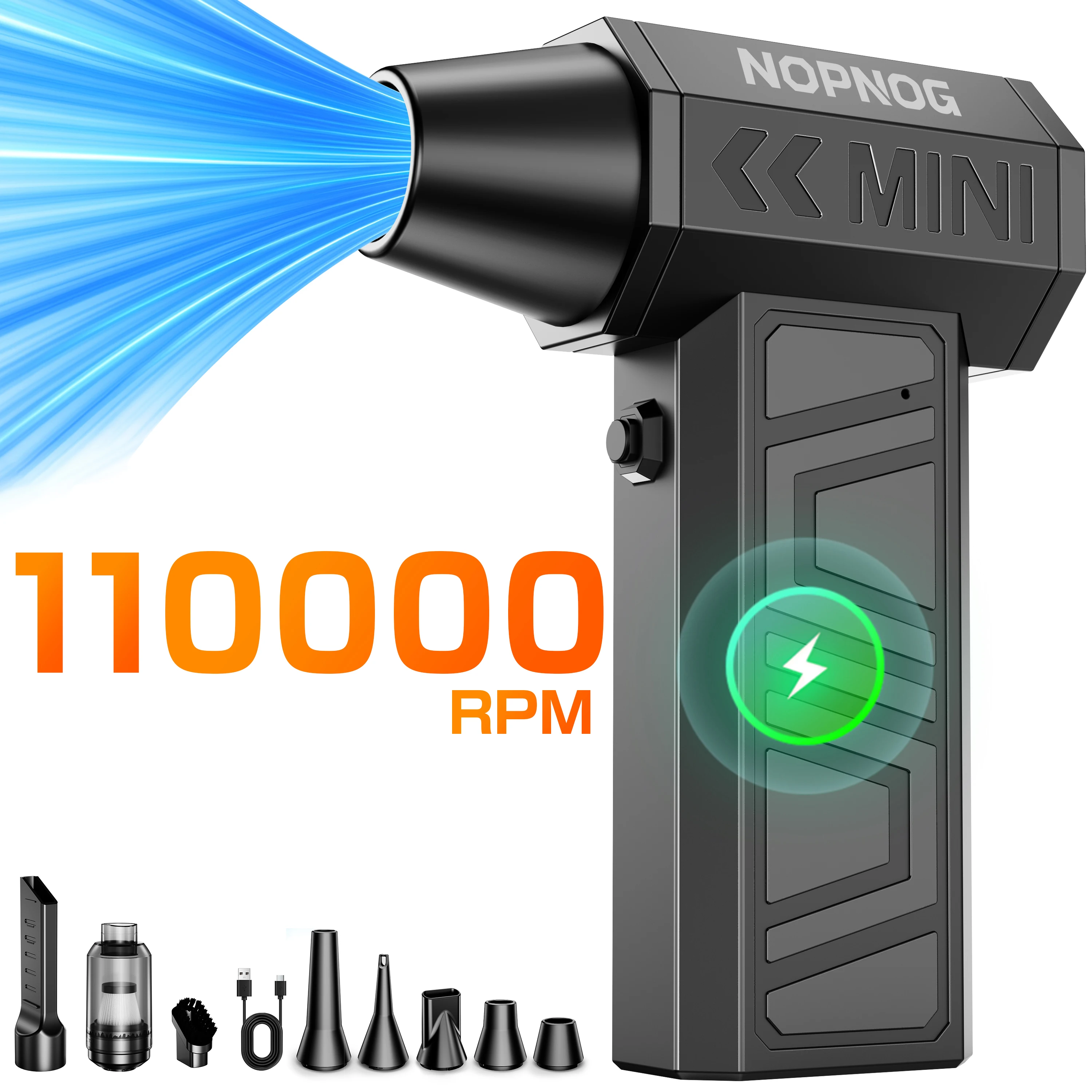 Computer Tastatur Gebläse Turbo Fan Handheld Violent Jet Fan 2 in 1 Reinigung Blasen Werkzeug Elektrische Luft Duster Auto Staubsauger