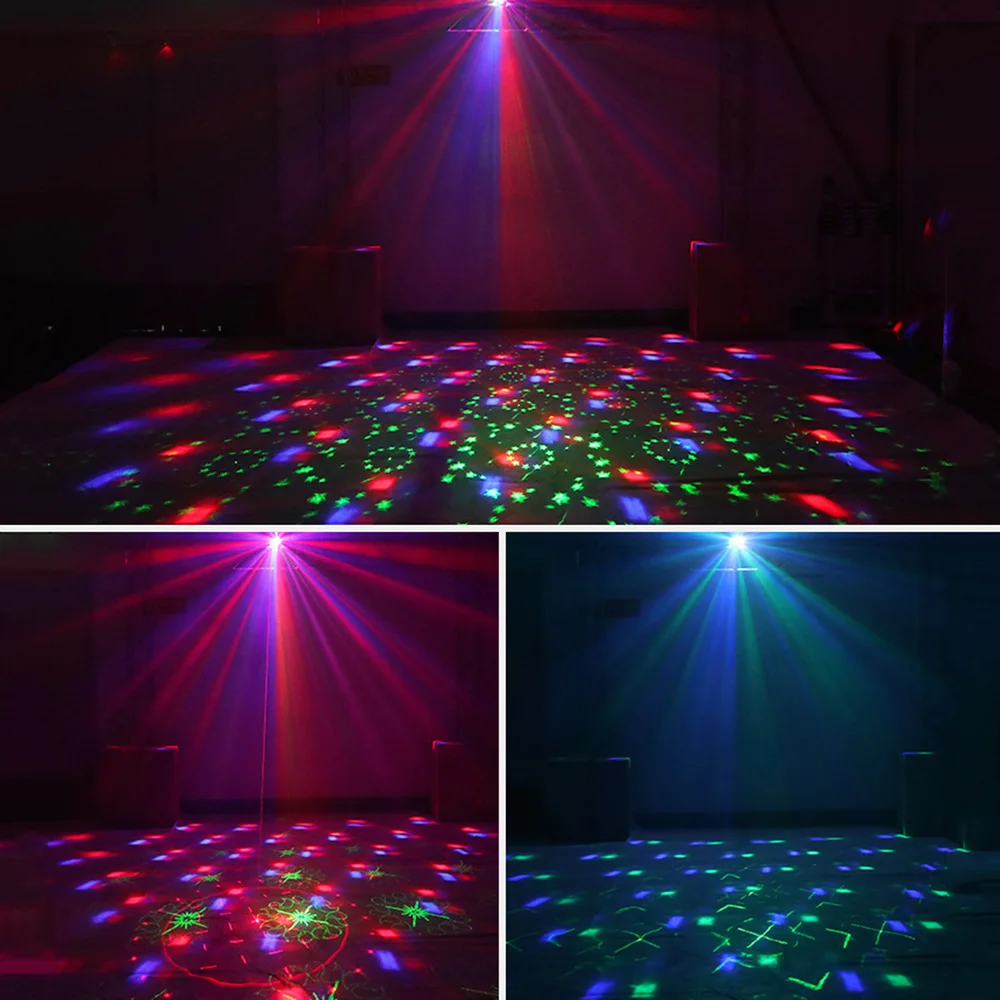 Imagem -03 - Usb Mini Voice Controlled Disco Strobe Light Party dj Stage Light Club Stage Effect Decoração do Feriado Vermelho e Verde em 1