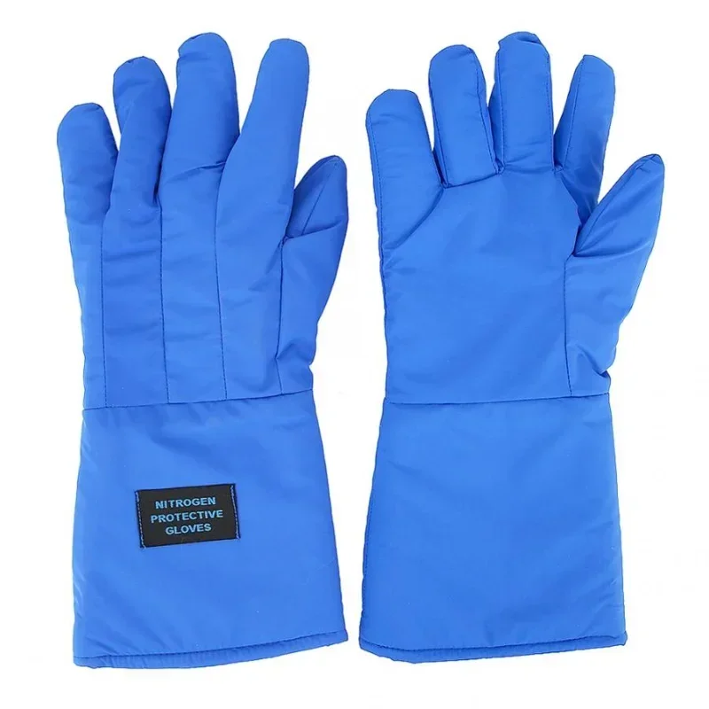 38cm Long Cryogenic Gloves Waterproof Low Temperature Resistant Liquid Nitrogen Liquid Nitrogen Gloves Protective Gloves