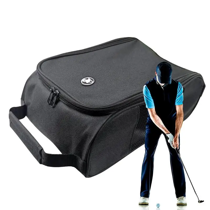 Sac à chaussures de Golf Portable, sacs de transport de chaussures légers, porte-chaussures de Sport à fermeture éclair, sacs de chaussures de voyage imperméables, fournitures de Golf