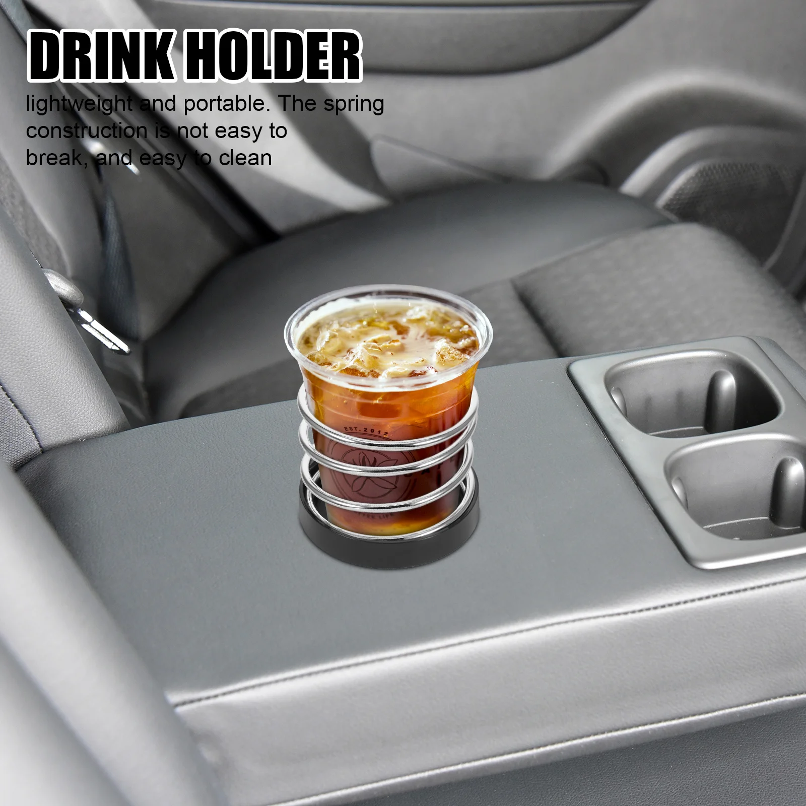

Car Drink Holder Retractable Cup Multifunctional Coaster Foldable Accessories ABS Durable Quality Summer Winter Storage