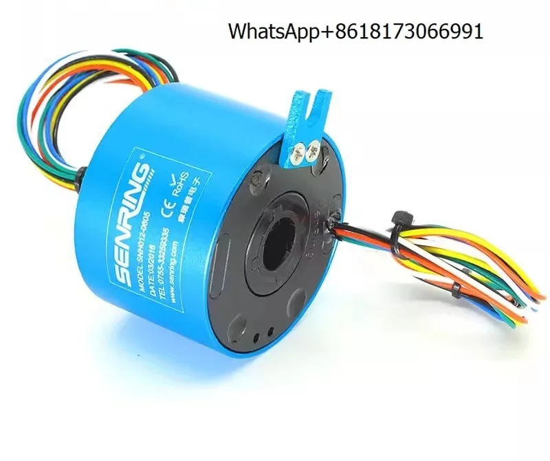 

Токопроводящее контактное кольцо с внутренним диаметром 12,7 мм, внешним диаметром 56 мм, 6, 12, 18, 24-контактное, полое, сквозное, токопроводящее кольцо-коллектор.