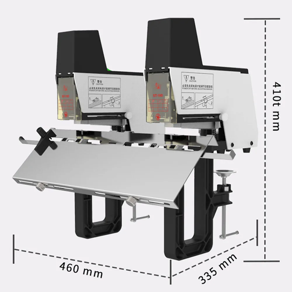 ST100G Movable double staple stapler A3 center seam automatic stapler double-linked flat-rider stapler 2025 new