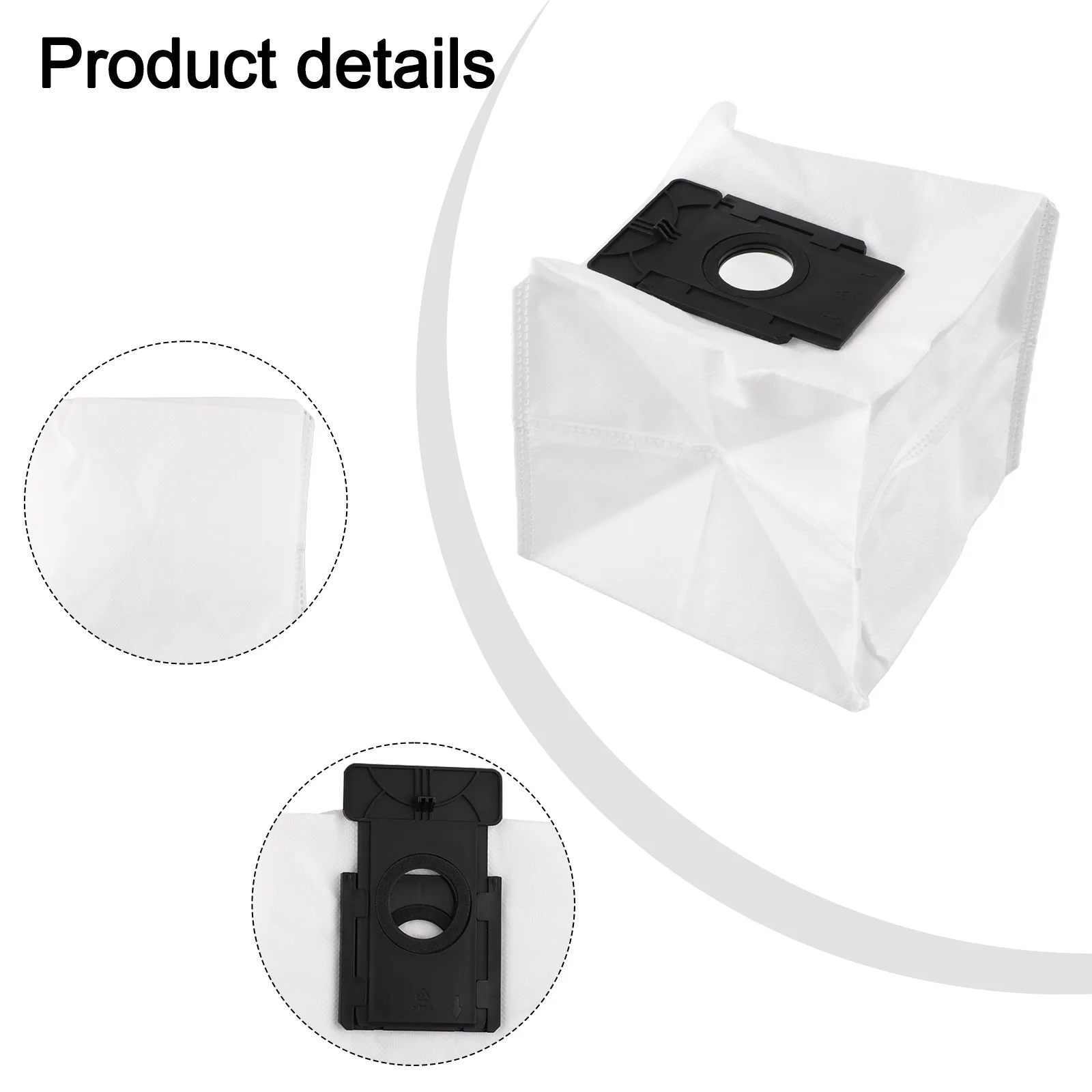 High Performance Dust Bags for Verefa L11 for Pro Robot Vacuum Cleaner Compatible with SWEEVA 6500 and More Pack of 4 or 10