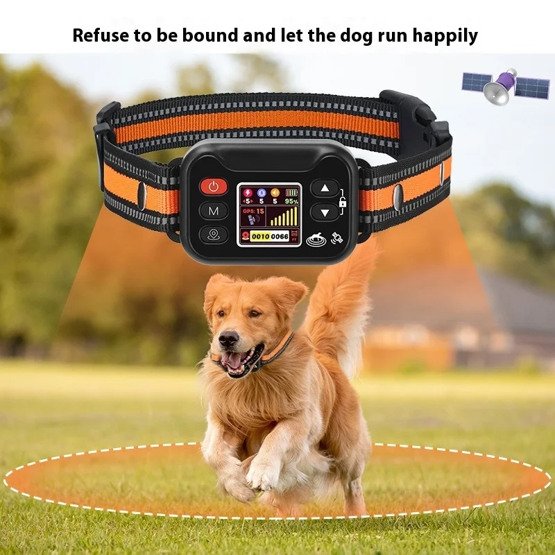2025 GPS-hondenheksysteem - waterdichte halsband van militaire kwaliteit, AI-trainingsmodi en realtime tracking, bereik van 2 km voor grote werven