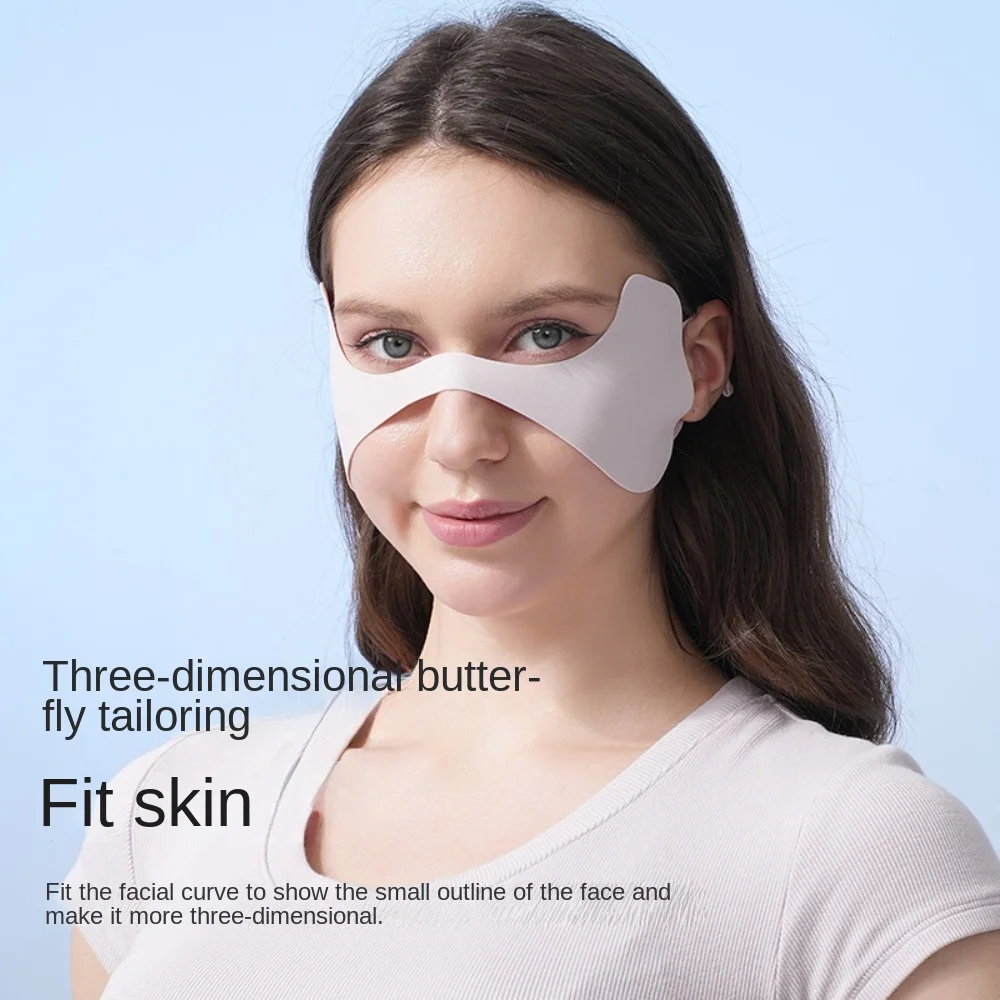 

Sunscreen Face Scarf Ice Silk Sunscreen Mask Nylon Thin Summer Face Cover UV Protection Sunscreen Veil Face Gini Mask Cycling
