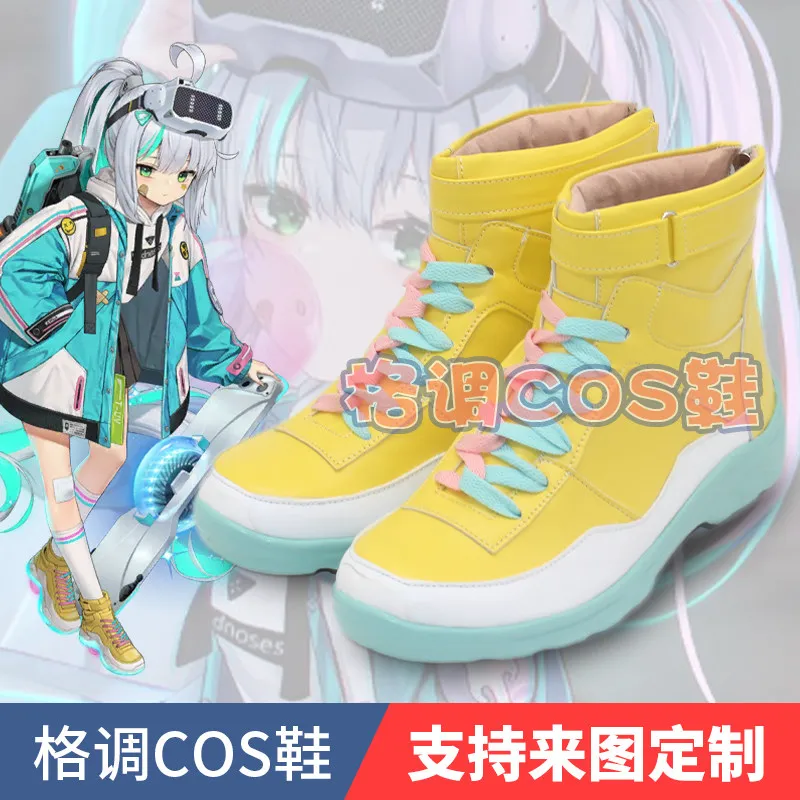 

The Goddess of Victory Epinel Cosplay Shoes Boots Halloween Costume Accessory Prop
